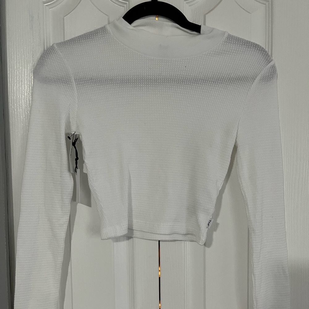 tna xs cropped thermal long sleeve